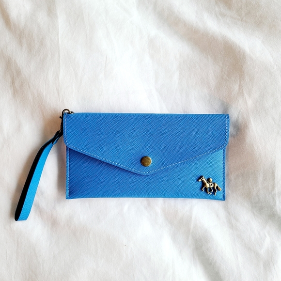 None Handbags - Blue Long Wallet